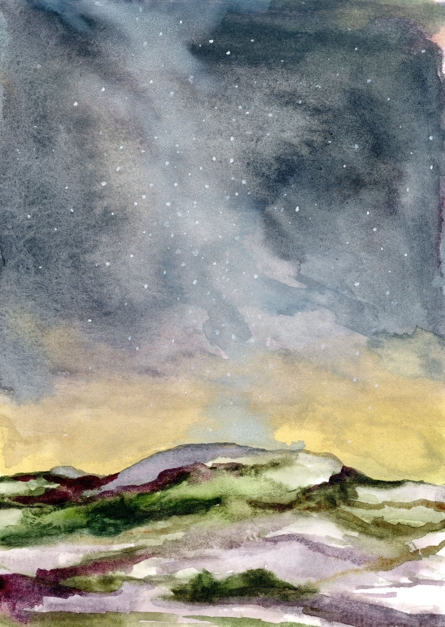 Nightfall Over Enchanted Rock