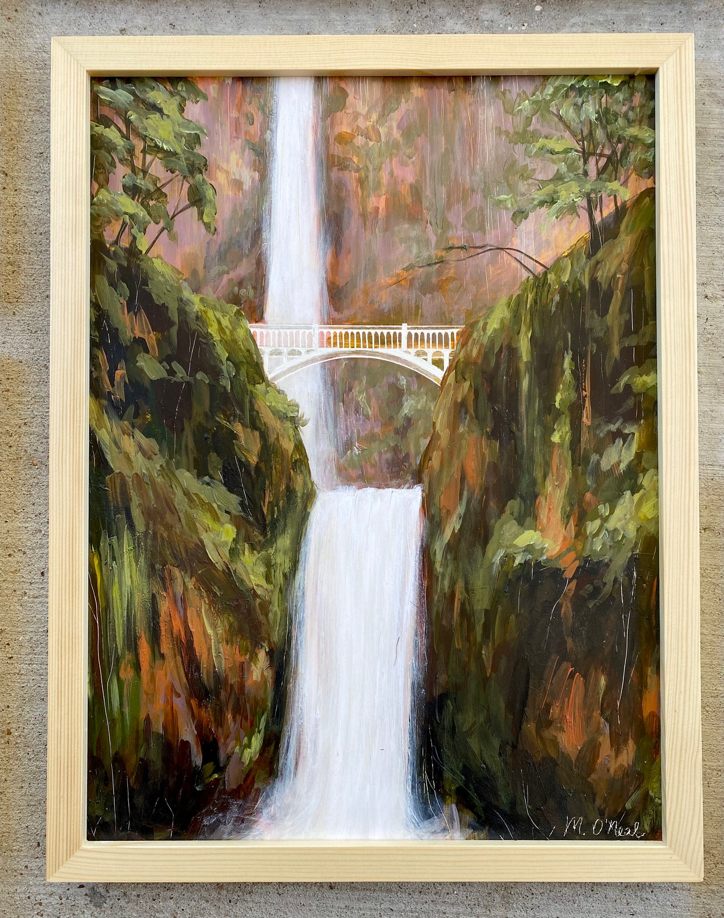 Benson Bridge at Multnomah Falls, circa '98 image 1