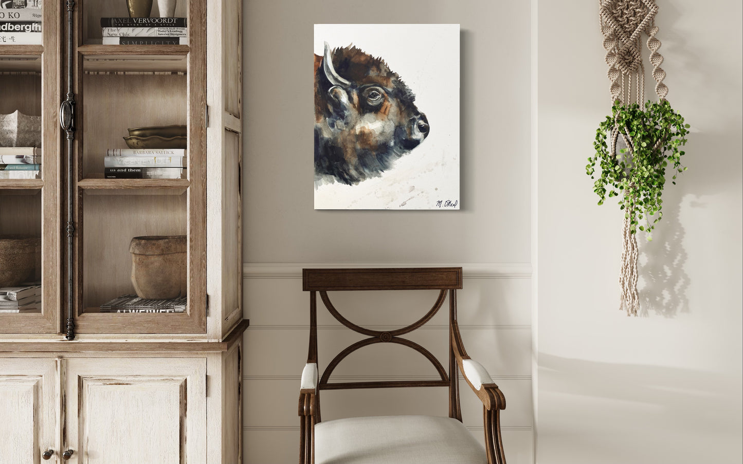 Bison Portrait image 2