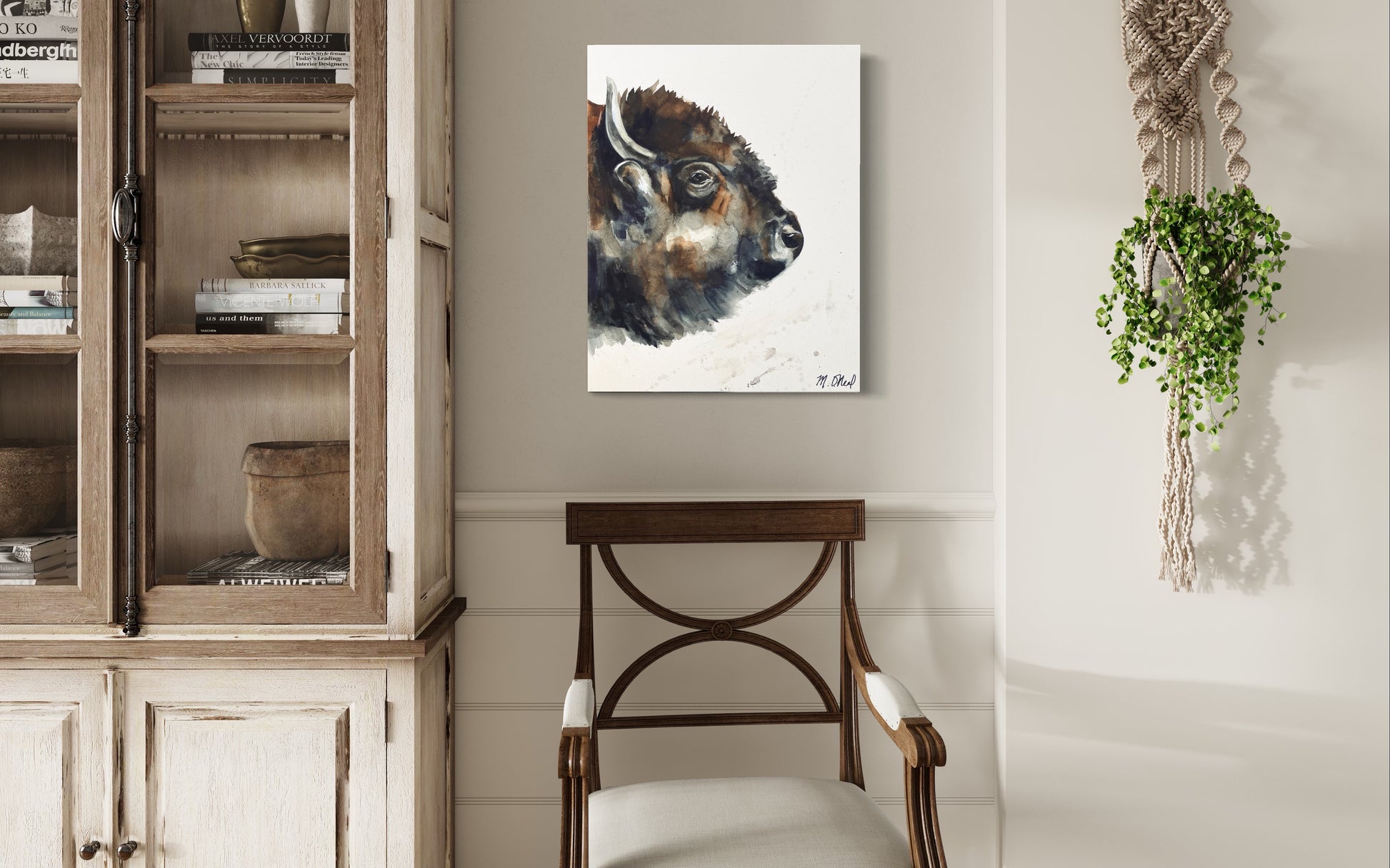 Bison Portrait image 2