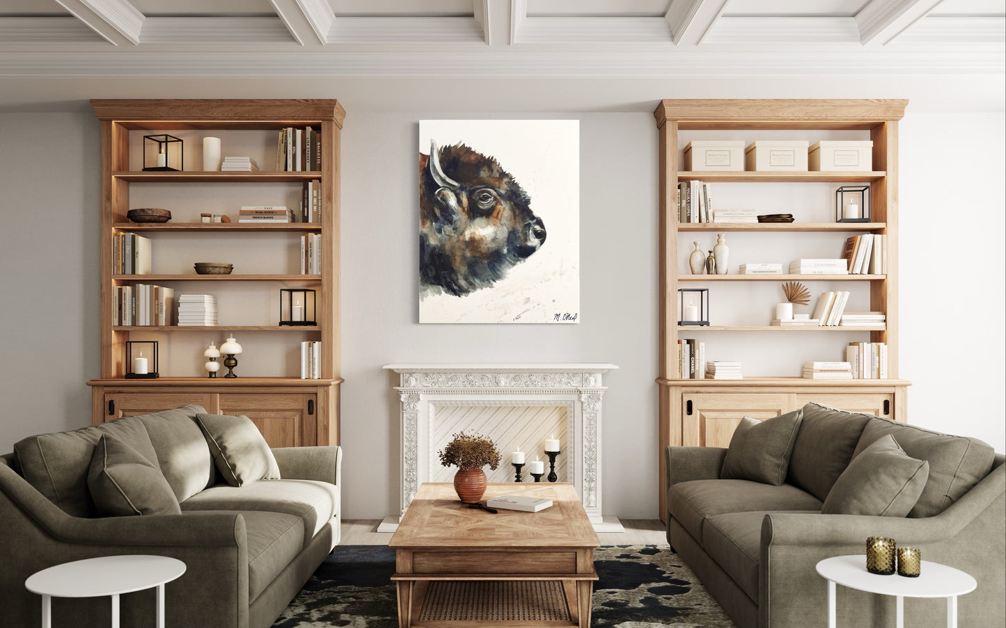 Bison Portrait image 1