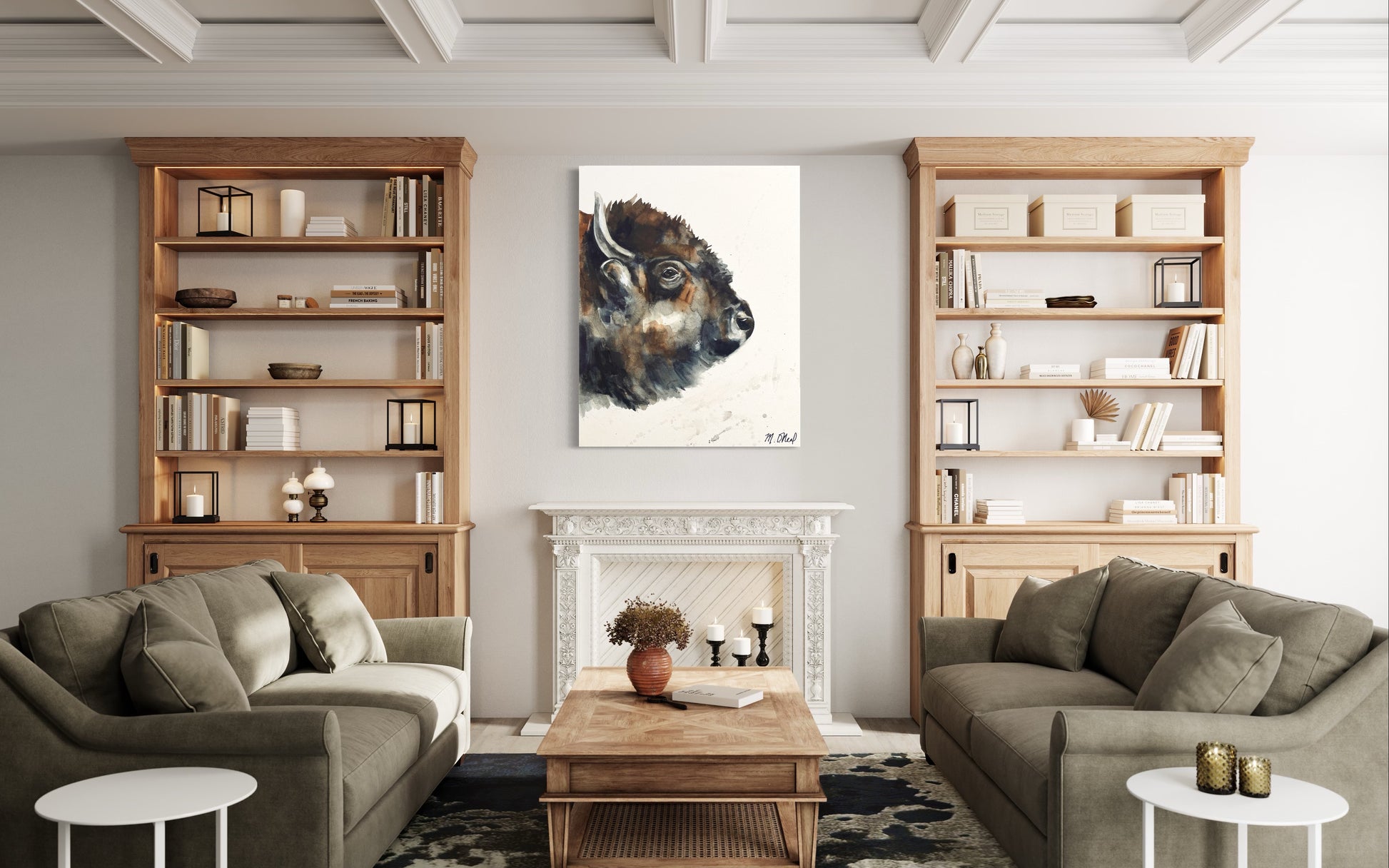 Bison Portrait image 1