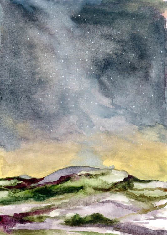 Nightfall Over Enchanted Rock
